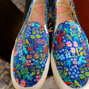 Keds Slip On RARE Rifle Paper Company Edition Size 9M worn once with box